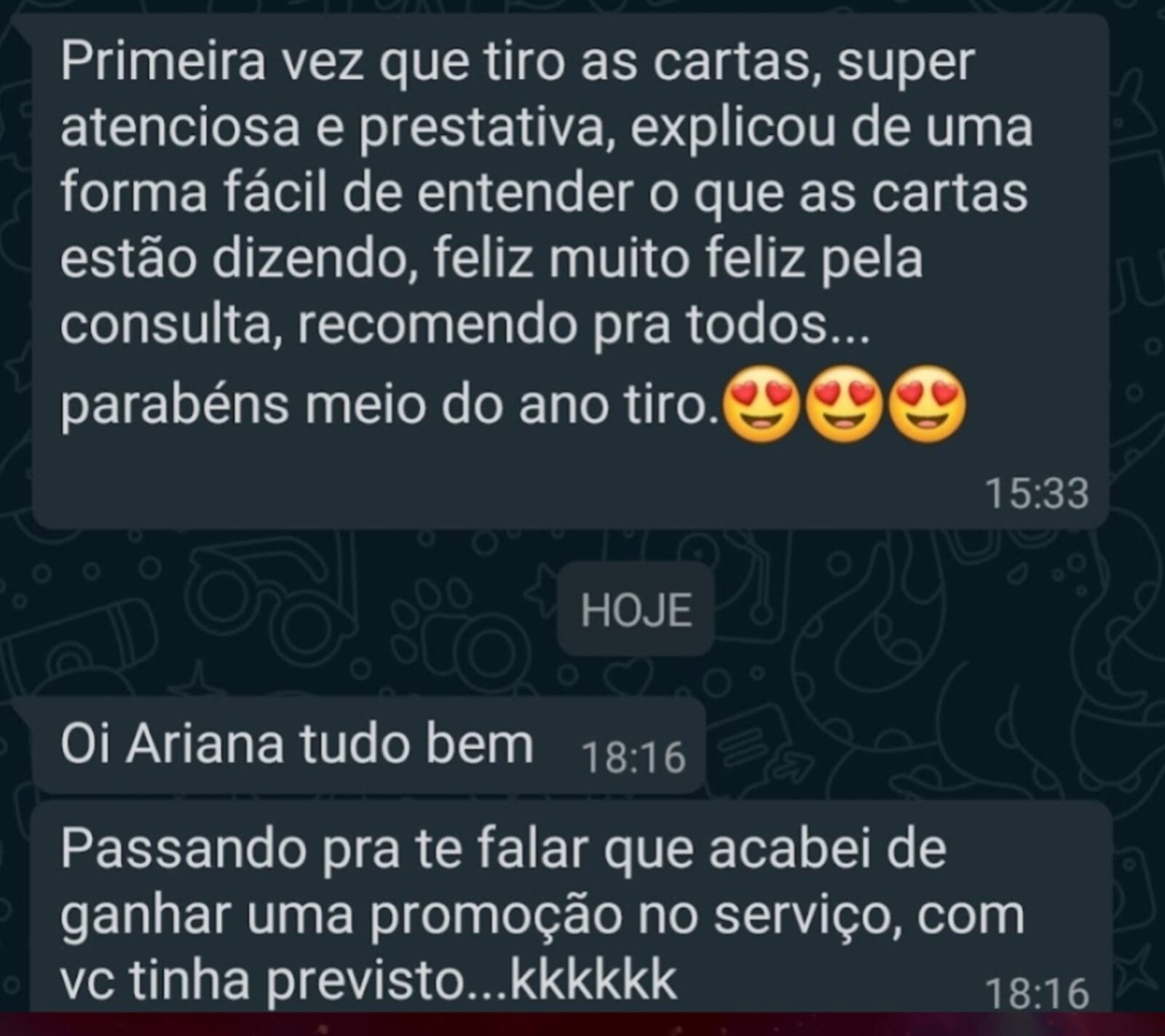 Depoimento de cliente 2
